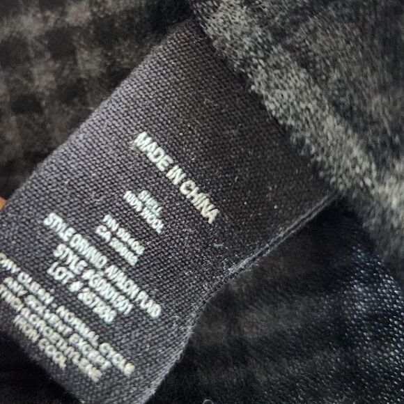 Theory wool popover shirt Orvinio Avalon plaid checkered tunic side pockets - Picture 5 of 15